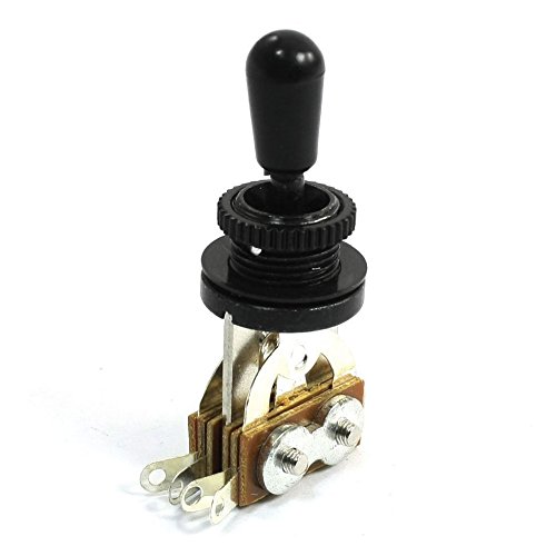 Black Tip 3 Way Toggle Switch Pickup Selector For Electric Guitar