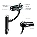 AUKEY Bluetooth FM Transmitter, Radio Adapter Car Kit with 3.5mm Audio Plug and USB Input for Mobile Audio Output Devices