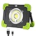 LE Portable LED Work Light, 20W, Rechargeable Outdoor Flood Light, 6000mAh Power Bank for Hiking, Working, Car Repairing, Workshop and More