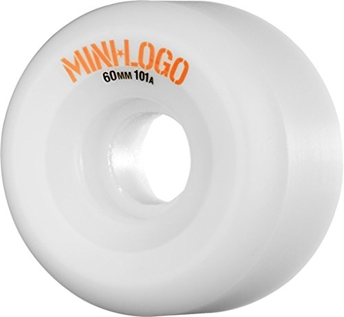Mini Logo A-Cut White Skateboard Wheels - 60mm 101a 