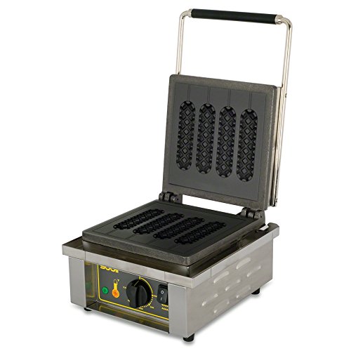 Click Here to See More Images Equipex (GES80/1) - 110 Waffle/Hr Single Silo Waffle Baker