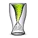 Homecube Creative Mermaid Handmade Glass Cup, Double High-temperature Glass of Red Wine, 2 Pack …
