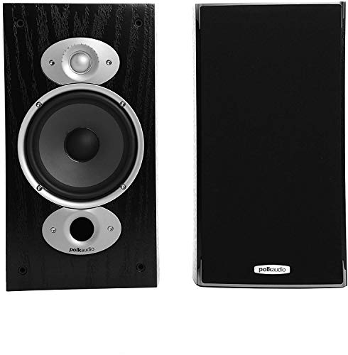 Polk Audio RTI A3 Bookshelf Speakers (Pair, Black)
