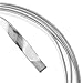 Artistic Wire, 21 Gauge, Flat, 5 mm x .75 mm / 0.20 in x 0.03 in, Tarnish Resistant Silver, 3 ft / .91 m, AWB-21F5-S10-03