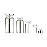 Walmeck Weight 1g 2g 5g 10g 20g Chrome Plating Calibration Gram Scale Weight Set for Digital Scale Balance