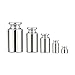 Walmeck Weight 1g 2g 5g 10g 20g Chrome Plating Calibration Gram Scale Weight Set for Digital Scale Balance