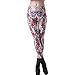 JOYHY Women's Stretchy Plus Size High Waist Leggings Footless Tights