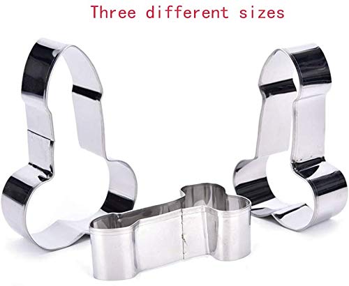 7pcs Party Funny Cookie Cutter Set, D Shapes Stainless Steel Pastry Biscuit Cake Baking Molds for Christmas, Halloween Birthday Wedding Valentine - Thumbnail 2