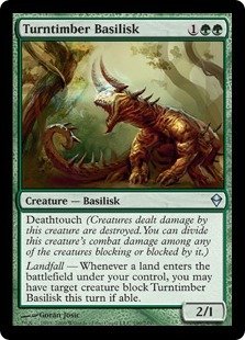 Magic: the Gathering - Turntimber Basilisk (190) - Zendikar