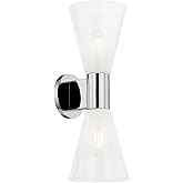 Mitzi H838102-PN ALMA - 2 Light Wall Sconce 17.5 inches Tall and 6 inches Wide - Polished Nickel