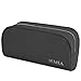 JEMIA Single Compartments Collection 1 Independent Zipper Chambers with Mesh, Zip Pockets Pencil Case (Black, Polyester)
