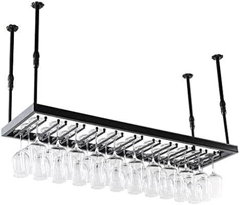 Bar Unit Floating Shelves Ceiling Mounted Hanging Wine Bottle