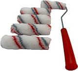 TIJAR 5 Pack Mohair Paint Roller Set 4" 100mm Decorating Varnish Gloss Satin view 3