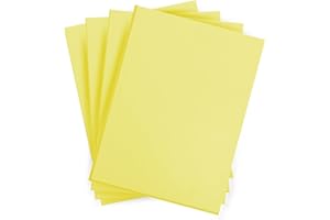 4 Pcs 8.5"x11" Rubber Carving Blocks, A4 Linoleum Blocks, Stamp Carving Blocks for Printmaking, Linocut Artists, Crafts and More,(Yellow) by KUKLIPJIM.