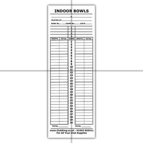 Indoor and Outdoor Bowls Scorecards, 50 Pack Amazon.co.uk Toys & Games