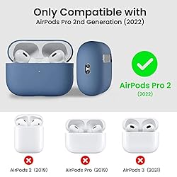 ORNARTO Compatible with AirPods Pro 2 Case