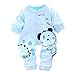 FEITONG Baby Boy Girl Infant Romper Jumpsuit Bodysuit Cotton Clothes Outfit (Age:0-3Months, Blue)