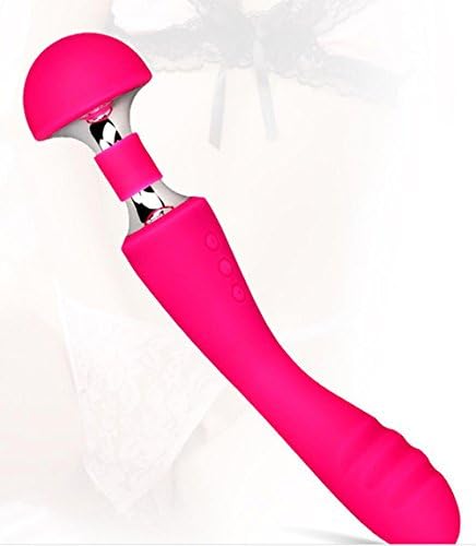 Wand Cordless Massager 100% Waterproof 10 kinds of vibration mode USB Charging G-Point Stimulation Dual Motor Vibrator 12 Frequency Length 24cm