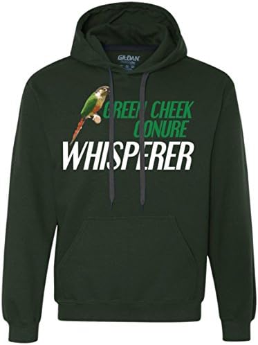 Green Cheek Conure Whisperer - Funny Shirt Heavyweight Pullover Fleece Sweatshirt