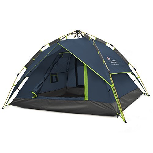 Mountaintop Outdoor 2-3 Person Camping Tent/Backpacking Tents with Carry Bag 3 Season Tents for Camping Navy Blue