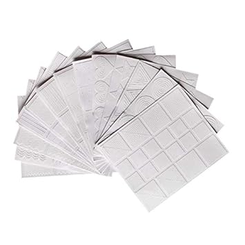 FOK Waterproof Nail Art Tip Sticker Decoration Accessories (White Opaque)- Set of 24 Sheets