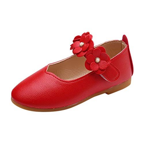 Voberry Baby Girl Shoes Slip-on Ballet Flats Uniform Shoes for Toddler Girl Dress Shoes