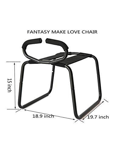 WUTTUAI Multifunctional Chair Fits Many Positions Stool Toy for Couples (Color: Black)