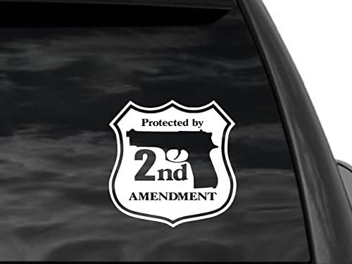 FGD 2nd Amendment Security Rear Window Decal Universal Boat Car or Truck Sticker