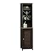 Sauder Peppercorn Linen Tower, Cinnamon Cherry finish