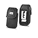 Samsung Convoy 2 U660 Heavy Duty Rugged Camping, Hiking, Outdoors Contractor Vertical Canvas Case with Belt Loop, Metal Clip and Velcro Closure. Comes