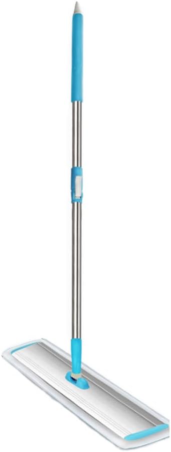 QFFL Mop 60cm lazy hand-free flat mop home earth drag dust push rotating wood floor tile mop Wet Mops