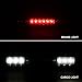AKKON - Fits 2008-2016 Ford F250/350/450/550 Superduty Pickup Black Smoked LED Tail Light+Smoked LED 3RD Brake Light Lamp Combo