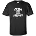 CHAIN SMOKER FRISBEE GOLF FUNNY Disc MENS T-SHIRT