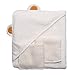 Magsbud Hooded Baby Towel – 500GSM Premium Bamboo Material | Extra Soft and Absorbent | Large Size 35”x 35” For Infants, Toddlers | Great Unisex Design for Boys and Girls With 2pcs Extra Washcloth
