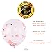 Confetti Balloons Rose-Gold Metalic for Party - Decoration Set (36) with 12-inch Latex Balloons, Confetti Balloons, 18-inch Heart Foil Balloons, Foil Curtains, Ribbons. Party Supplies 2020 Decorations