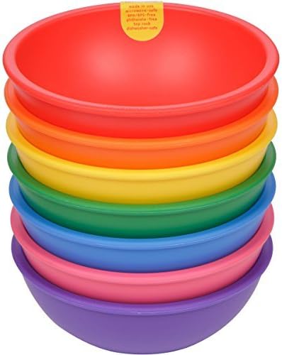 Lollaland Bowls (7-Count Assorted): Made in USA, Microwave-/Dishwasher-Safe ... by Lollaland