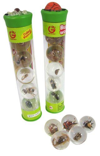Geoworld World Clear Insect Marbles