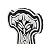 M-Tac Mjolnir Viking 3D PVC Morale Patches Military Tactical Army Morale (White)