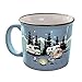 Ceramic Coffee Mug - 15 oz Retro Inspired Camping Mug - for Hot & Cold Drinks - Works as a Tea, Soup, & Coffee Mug - Stylish, Versatile, & Microwaveable Camping Coffee Mugs by Camp Casual
