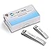 TOP TENG® Deluxe Brushed Stainless Steel Sharpest Nail Clippers Set in Gift Box | Fingernail + Toenail Clippers Set | Perfect Nail Cutter for Men & Women - Makes a Great Gift