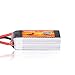FLOUREON 4S 14.8V 2200mAh 45C Lipo RC Battery with T Plug for RC Evader BX Car RC Truck RC Truggy RC Airplane UAV Drone FPV(2PCs)