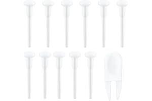 12 PCS Yoga Ball Replacement Plugs and Plug Puller Kit,Durable Air Stopper Pins for Yoga Balls, Inflatable Beds, and Pool Acc