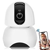 1080P Video Baby Monitor, Big SS Wireless 2.4G WiFi Security IP Camera with Two-Way Audio, Night Vision, Pan/Tilt/Rotate, Motion Detection, Remote View & Playback on iOS/Android
