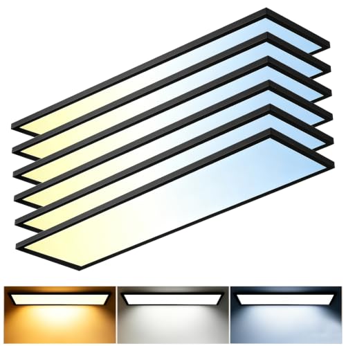 YPII 1x4 LED Flat Panel Light,Surface Mount Ceiling Light,3CCT Selectable at Amazon