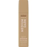 MineTan Medium Dark Self Tanner Mousse - 1 Hour Express Fake Tan Foam | Natural Bronze Glow, Premium Self Tanning Formula, Rapid Dry, Streak Free, Ultra Moisturizing, Face &amp; Body