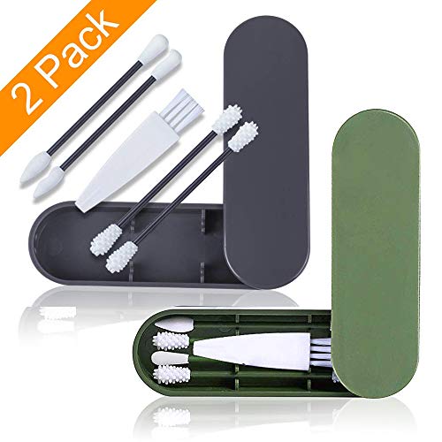 Reusable Cotton Swabs 8 Count Double Tipped Silicone Swabs Safety