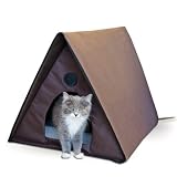 K&amp;H Manufacturing Outdoor Heated Multi- Kitty A-Frame 35-Inch by 20.5-Inch by 20-Inch 40 Watts (Misc.)