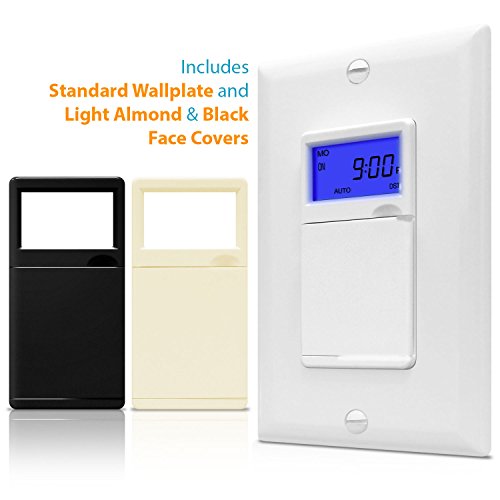 TOPGREENER TGT01H Digital Switch, Astronomic inWall 7Day