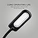 AUKEY LED Floor Lamp 12W with 20 Dimmable Brightness Levels and 3 Colour Temperatures, Metal Knob Control, Flexible Gooseneck for Working, Reading and Relaxing