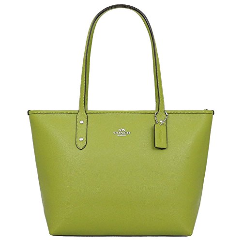 Green Leather Coach Bag. Coach Womens F58846 Crossgrain Leather City